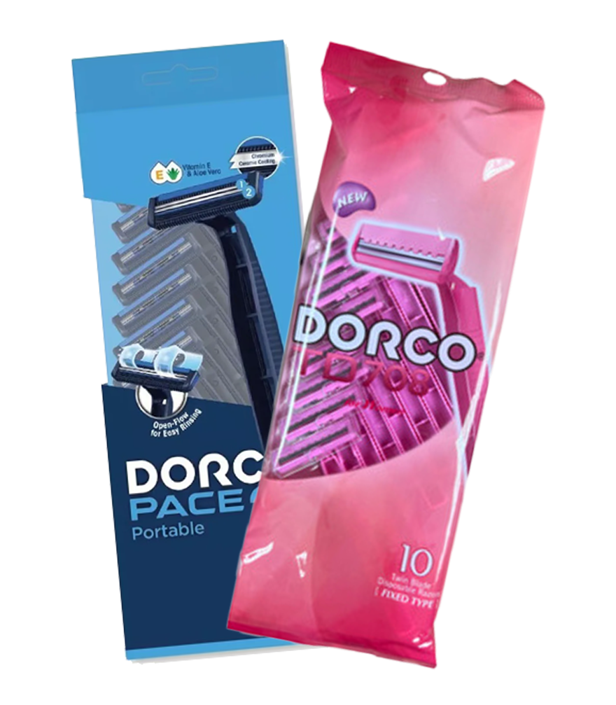 Rastrillo H Dorco Pace 2 Bolsa 10pzas